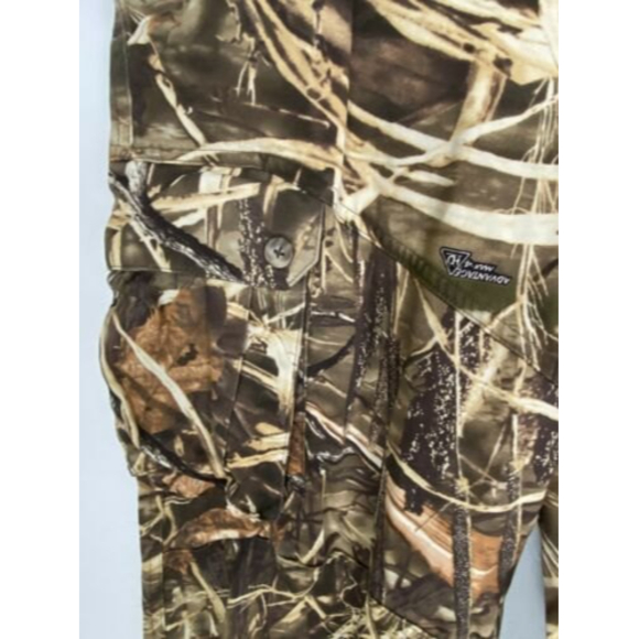 Gamer Winner Mens Pants Size Medium Brown Camo Hunting Cargo Pockets Fishing - Picture 3 of 8